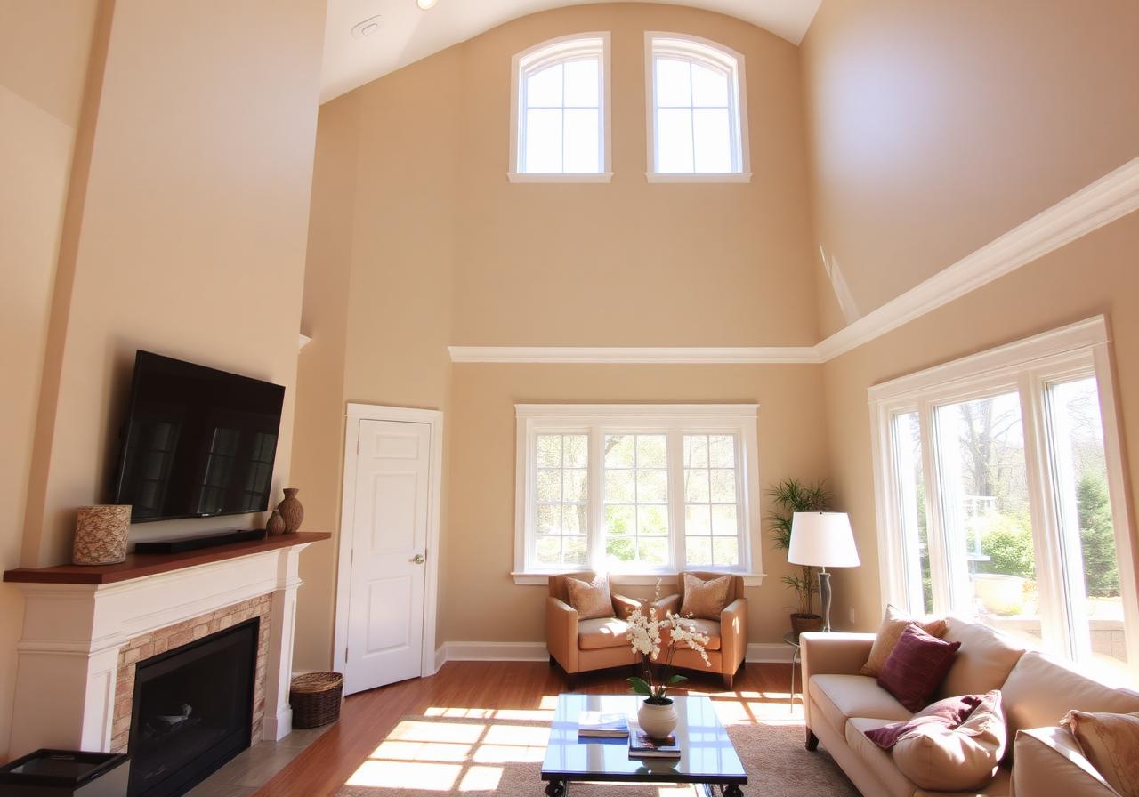 Freshly painted interior of a Mississippi home